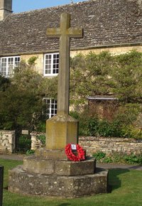Langford war memorial before grant works © Langford Parish Council, 2011