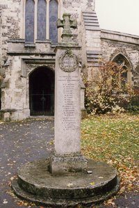 Ivinghoe war memorial after work &copy; Ivinghoe Parish Council 2003
