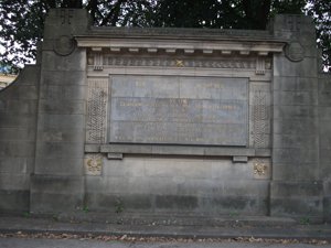 Glasgow Academy war memorial before work © R Hopkins, 2015