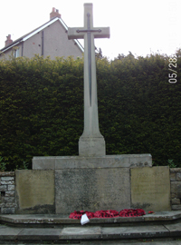 Bolton le Sands war memorial cross cWar Memorials Trust, 2015