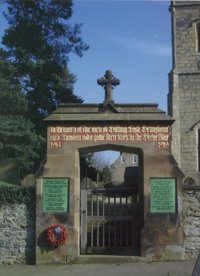 WM1460 Gilling East, Cawton and Grimston memorial lychgate © J R Thackrah, 2012