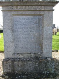 Great Stukeley war memorial before work © The Stukeley's Parish Council, 2008