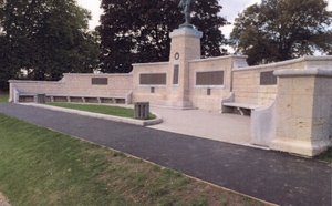 Evesham war memorial following works to hard landscaping &copy; Evesham Town Council, 2014