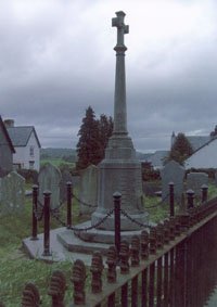 Cynwyd war memorial cross © Cynwyd Community Council, 2007