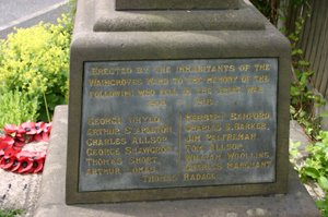 Waingroves Methodist Church war memorial cross &copy; P. Clarke, 2010