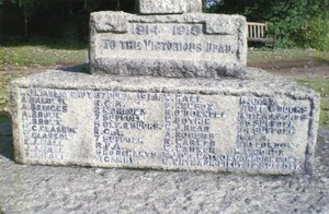 Lettering before the project &copy; Earl Soham Parish Council, 2010