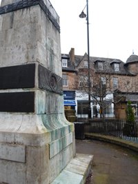 Bearsden war memorial before works &copy; WMT, 2014 