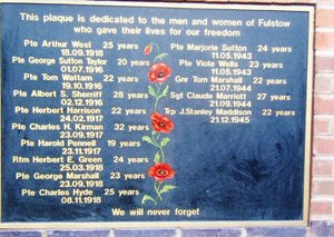 Fulstow war memorial © Fulstow Village Hall, 2005