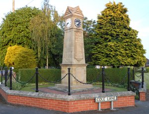 WM8608 Stickford war memorial clock tower &copy; Stickford Parish Council, 2016