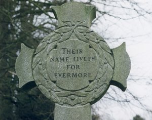 Bacton war memorial cross © Roland F W Buggey, 2011
