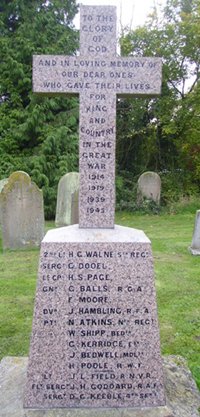 Kettleburgh war memorial © Kettleburgh PC, 2013