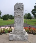 Newtongrange war memorial © A. McCue, 2010