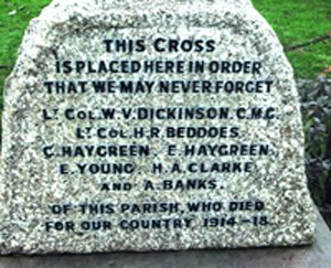 Fawkham war memorial cross © Fawkham PC, 2008