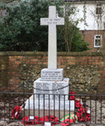 Steeple Bumpstead war memorial cross cSteeple Bumpstead Parish Council, 2016
