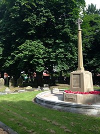 Great Sankey and Penketh war memorial after grant works © Rebecca Patton 2014