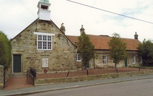 The memorial in situ before the World War II plaque was added © Newton on the Moor and Swarland Parish Council, 2010