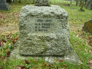 Memorial prior to added inscription © Buckland Newton PCC, 2011