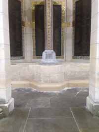 Peeblesshire war memorial stone replacment &copy; Scottish Borders Council, 2015