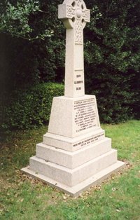 Nackington war memorial after work © Lower Hadres and Nackington PC 2003
