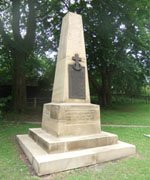 Saltaire war memorial after work © Saltaire URC Trustees 2015