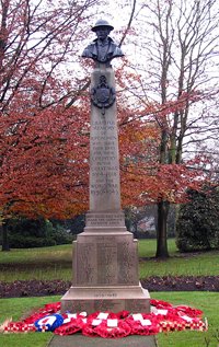 Ripon war memorial following conservation and re-patination © Friends of Spa Gardens, 2011