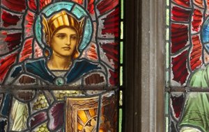 Offord DArcy war memorial window © Brian Flint, 2011