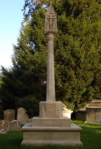 Stanton Harcourt war memorial after cleaning © Stanton Harcourt Parish Council, 2010