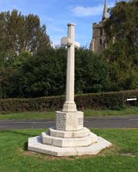 Stebbing war memorial after grant works © Stebbing Parish Council, 2014