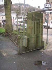 Hebden Bridge war memorial before work © Hebden Royd Town Council 2007