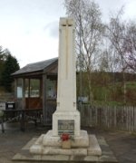 Llangunllo war memorial © C. Jones, 2009