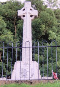 Pontfadog war memorial after work © Glyntraian Community Council, 2008