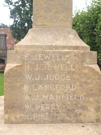 St George's Wilton war memorial after grant works © Michael Yardley 2014