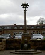 The memorial following relocation © Thomas Rotherham College, 2010