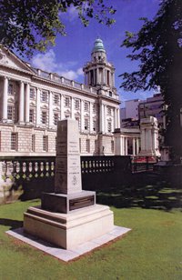 Royal Ulster Rifles Korea war memorial after relocation © Royal Ulster Rifles Association, 2008