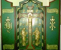 Tunstall memorial before work &copy; St John the Baptist Chuch, 2001